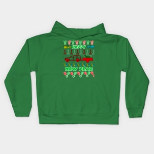 Merry chrismas, car guy, car enthusiast merry chrismas (jeep) Kids Hoodie